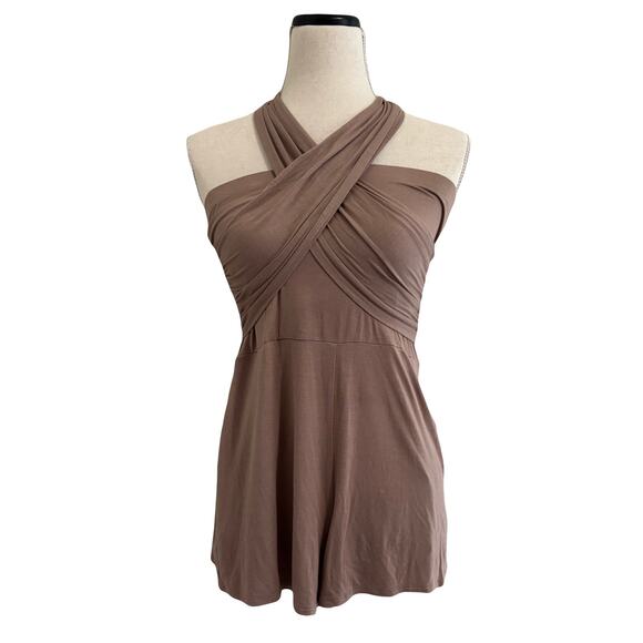 Lovers + Friends Customizable Tie Romper Sz M - Picture 1 of 10